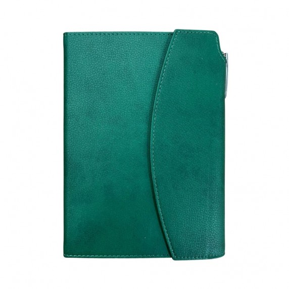 Termo Deri Sert Kapaklı Kalem Tutacaklı Tarihsiz Defter